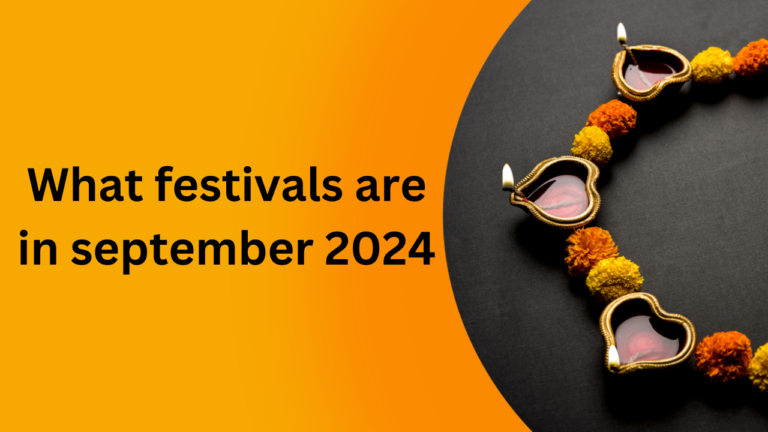 festivals are in september
