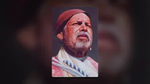 Sant Gadge Baba with backound
